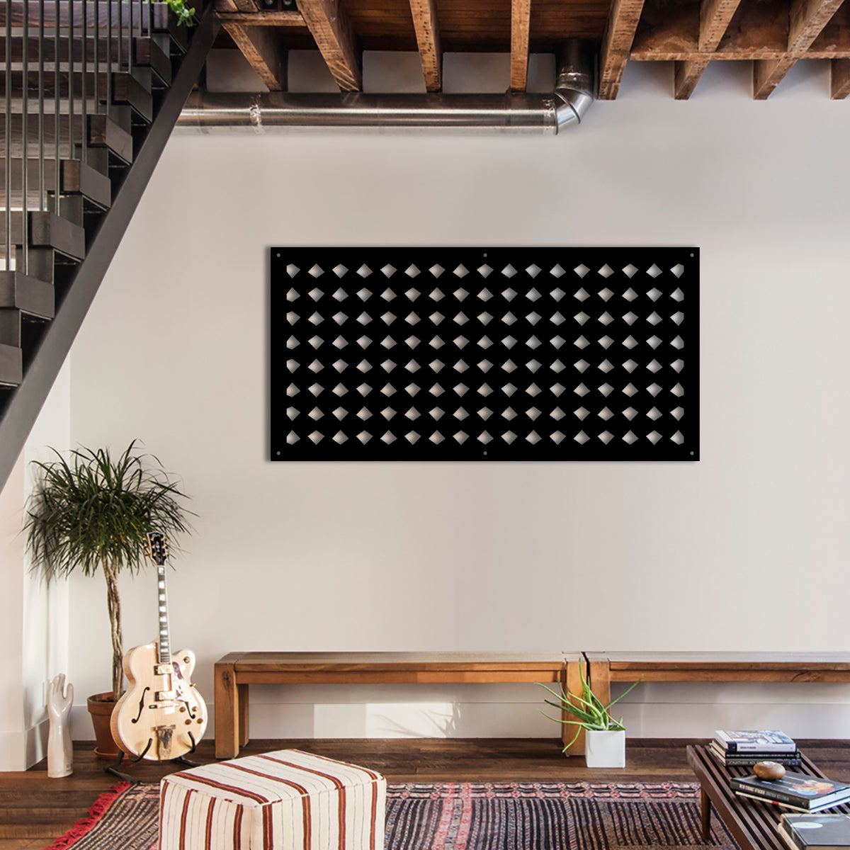 HALLOWEEN- Pannello in PVC traforato - Parasole Colore: nero, Misura: 47x94 cm