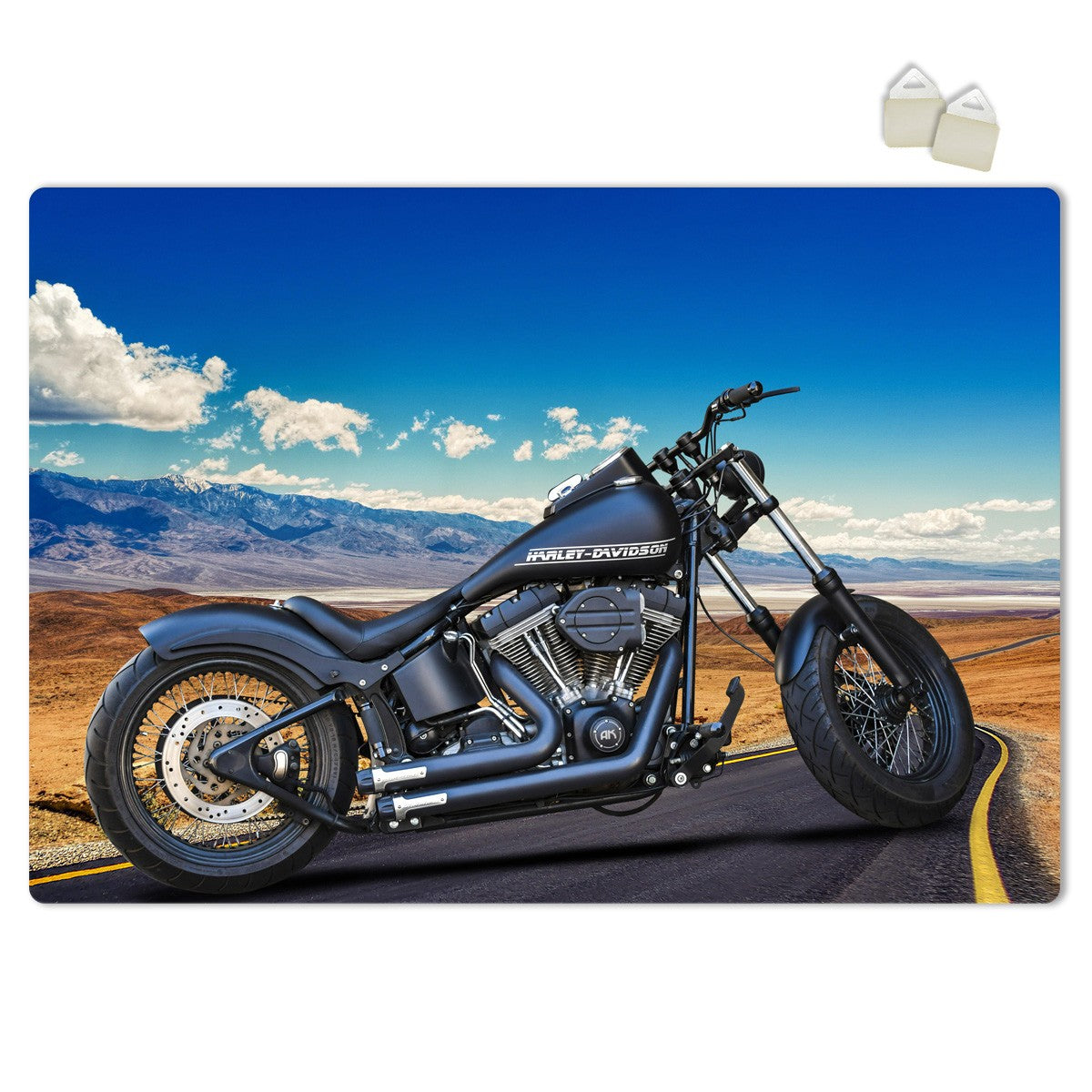 HARLEY - POSTER in PVC da 3mm Misura: 70x100 cm