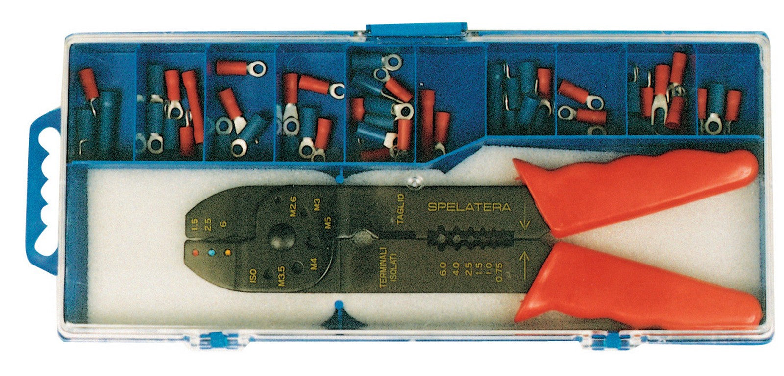 pinza capicorda con 30 capicorda rif.77720 lunghezza 200mm cod:ferx.12185