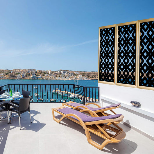 HORIZONTE - Moduli Decorativi in Legno e PVC Colore: nero, Misura: 73x148 cm