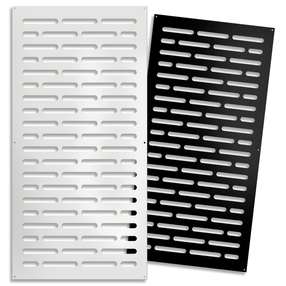 HOT DOG - Pannello in PVC traforato - Parasole Colore: bianco, Misura: 50x150 cm