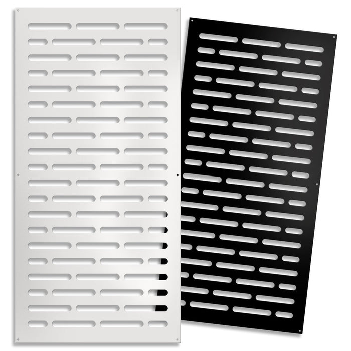 HOT DOG - Pannello in PVC traforato - Parasole Colore: nero, Misura: 50x150 cm