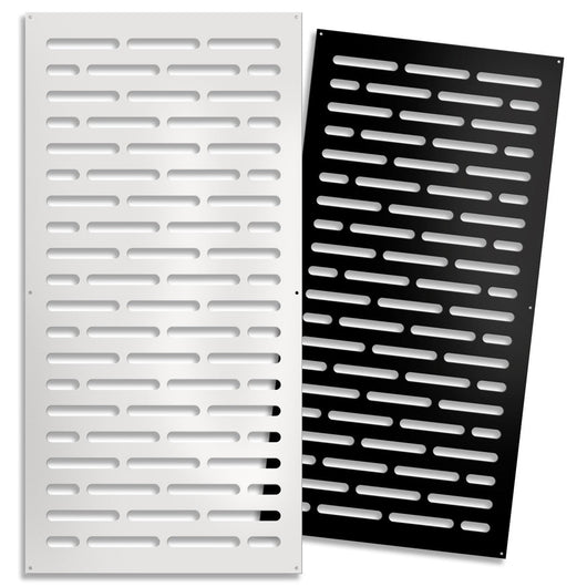 HOT DOG - Pannello in PVC traforato - Parasole Misura: 73x148 cm, Colore: bianco