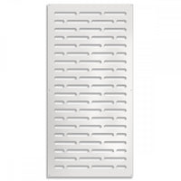 HOT DOG - Pannello in PVC traforato - Parasole Colore: bianco, Misura: 47x94 cm