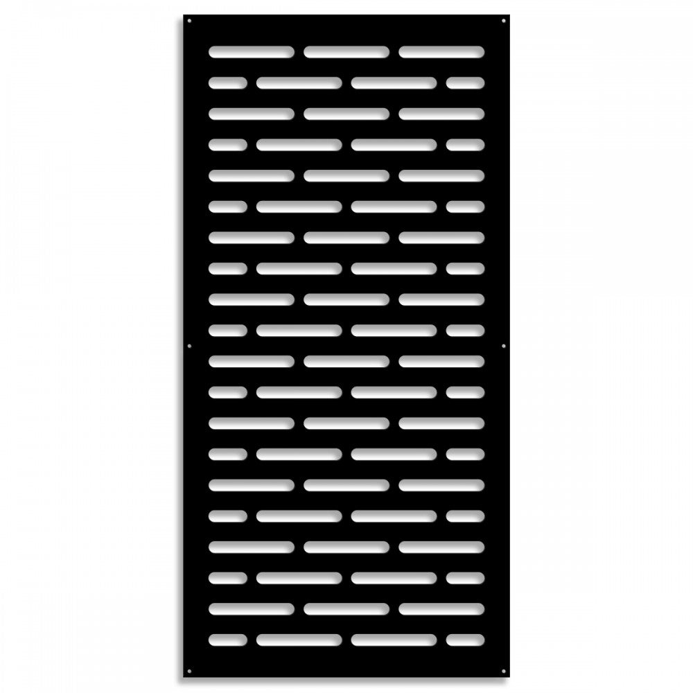 HOT DOG - Pannello in PVC traforato - Parasole Colore: nero, Misura: 47x94 cm