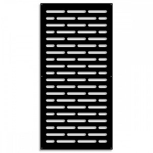 HOT DOG - Pannello in PVC traforato - Parasole Colore: nero, Misura: 47x94 cm