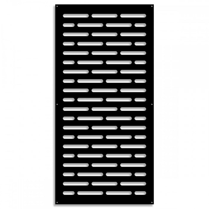 HOT DOG - Pannello in PVC traforato - Parasole Colore: nero, Misura: 47x94 cm