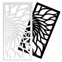 HOT SUN - Pannello in PVC traforato - Parasole Colore: nero, Misura: 98x198 cm