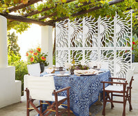 HOT SUN - Pannello in PVC traforato - Parasole Colore: bianco, Misura: 47x94 cm