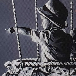 In Altum -  Quadro Canvas Contemporaneo su telaio in legno Misura: 70x100 cm