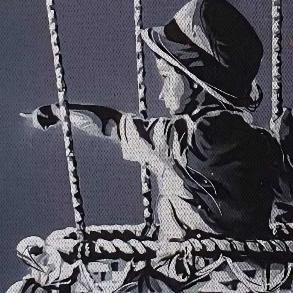 In Altum -  Quadro Canvas Contemporaneo su telaio in legno Misura: 100x140 cm