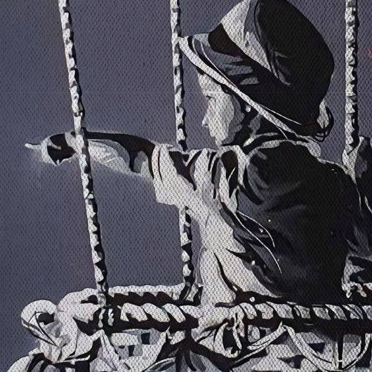 In Altum -  Quadro Canvas Contemporaneo su telaio in legno Misura: 100x140 cm