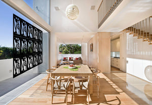 INTERSTELLAR - Pannello in PVC traforato - Parasole Colore: nero, Misura: 73x73 cm