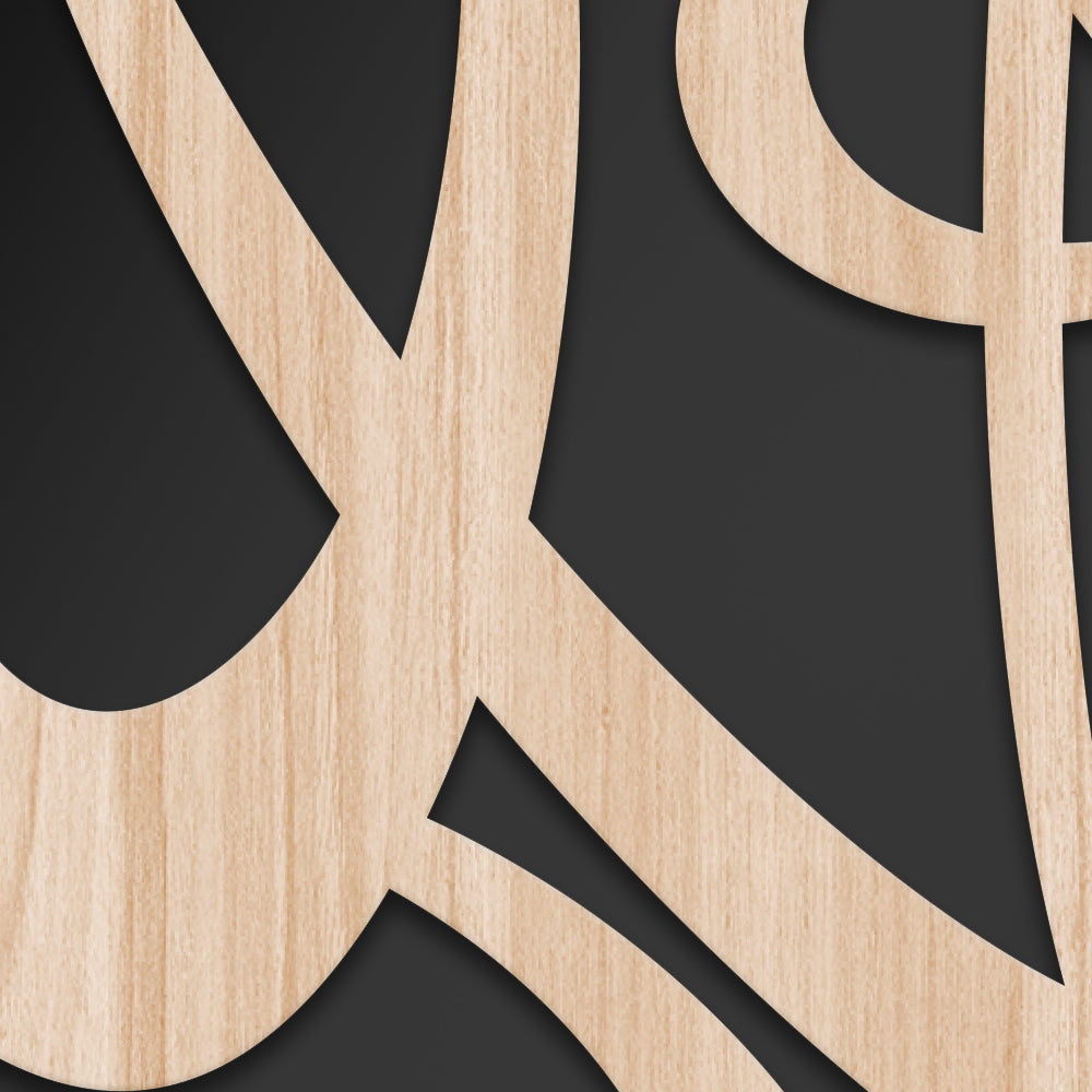 INTERSTELLAR - Quadro arredo LASERCUT composito Legno e PVC Misura: 70x140 cm