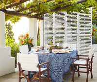 INTRICO - Pannello in PVC traforato - Parasole Misura: 73x148 cm, Colore: bianco