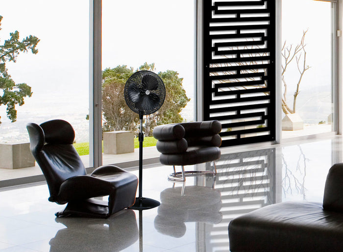 INTRICO - Pannello in PVC traforato - Parasole Misura: 47x94 cm, Colore: nero