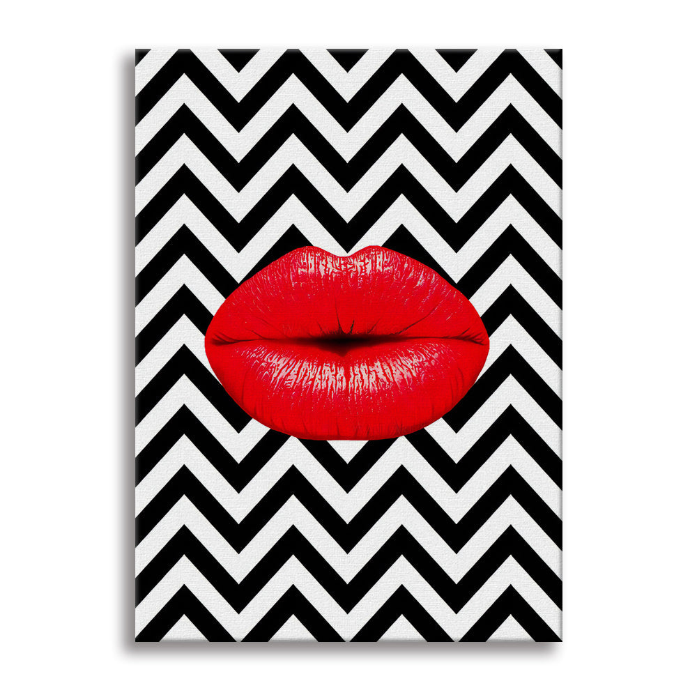 Ipnotickiss -  Quadro Canvas Contemporaneo su telaio in legno Misura: 70x100 cm