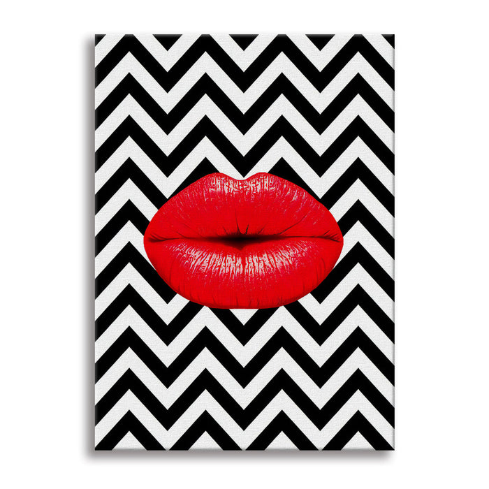 Ipnotickiss -  Quadro Canvas Contemporaneo su telaio in legno Misura: 50x70 cm