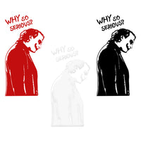 JOKER - Adesivo murale wall sticker in vinile 55x120 cm Colore: nero