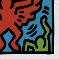 KEITH HARING - Kit 01- N.4 Tele 40x40cm su telaio in legno Misura: 40X40 cm cad.