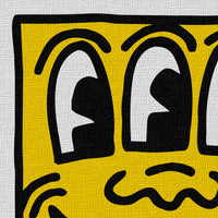 KEITH HARING - Kit 04 - N.4 Tele 40x40cm su telaio in legno Misura: 40X40 cm cad.