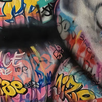 Kiss -  Quadro Canvas Contemporaneo su telaio in legno Misura: 50x70 cm