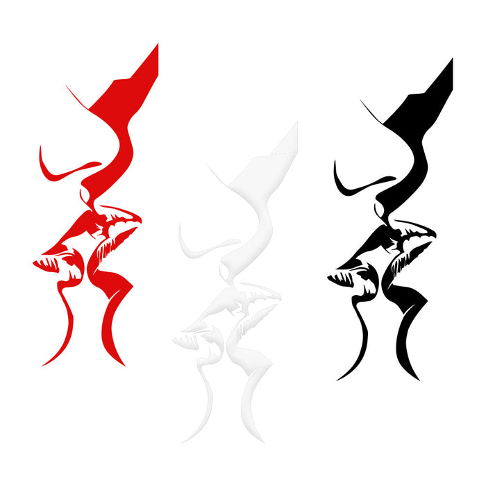 KISSING - Adesivo murale wall sticker in vinile 55x140 cm Colore: nero