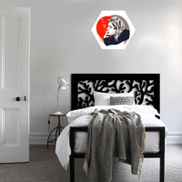 KORAL - Pannello in PVC traforato - Parasole Colore: nero, Misura: 98x98 cm