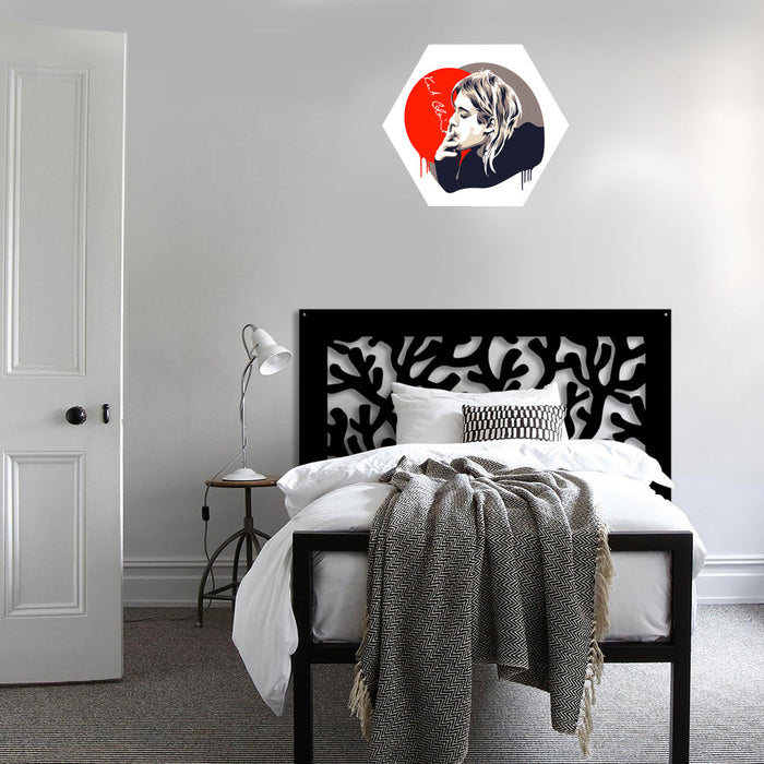 KORAL - Pannello in PVC traforato - Parasole Colore: nero, Misura: 98x98 cm