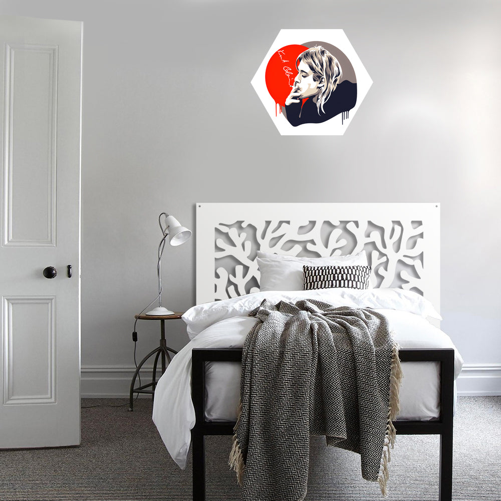 KORAL - Pannello in PVC traforato - Parasole Misura: 73x73 cm, Colore: bianco