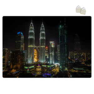 KUALA LUMPUR - POSTER in PVC da 3mm Misura: 70x100 cm