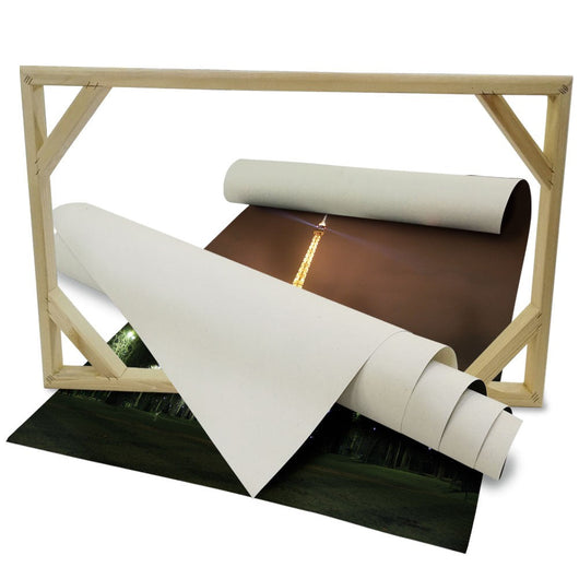 LA TORRE EIFFEL PARIGI Night - Quadro Canvas su telaio in legno Misura: 70X50 cm