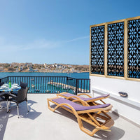 LANCERS - Moduli Decorativi in Legno e PVC Colore: nero, Misura: 73x148 cm