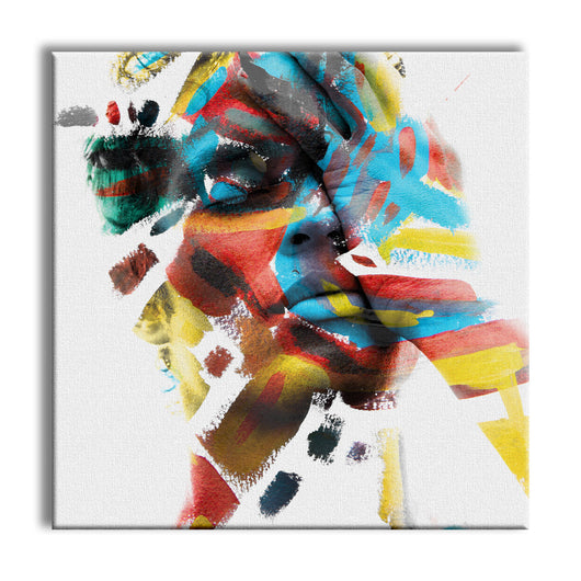 Lassme -  Quadro Canvas Contemporaneo su telaio in legno Misura: 130x130 cm