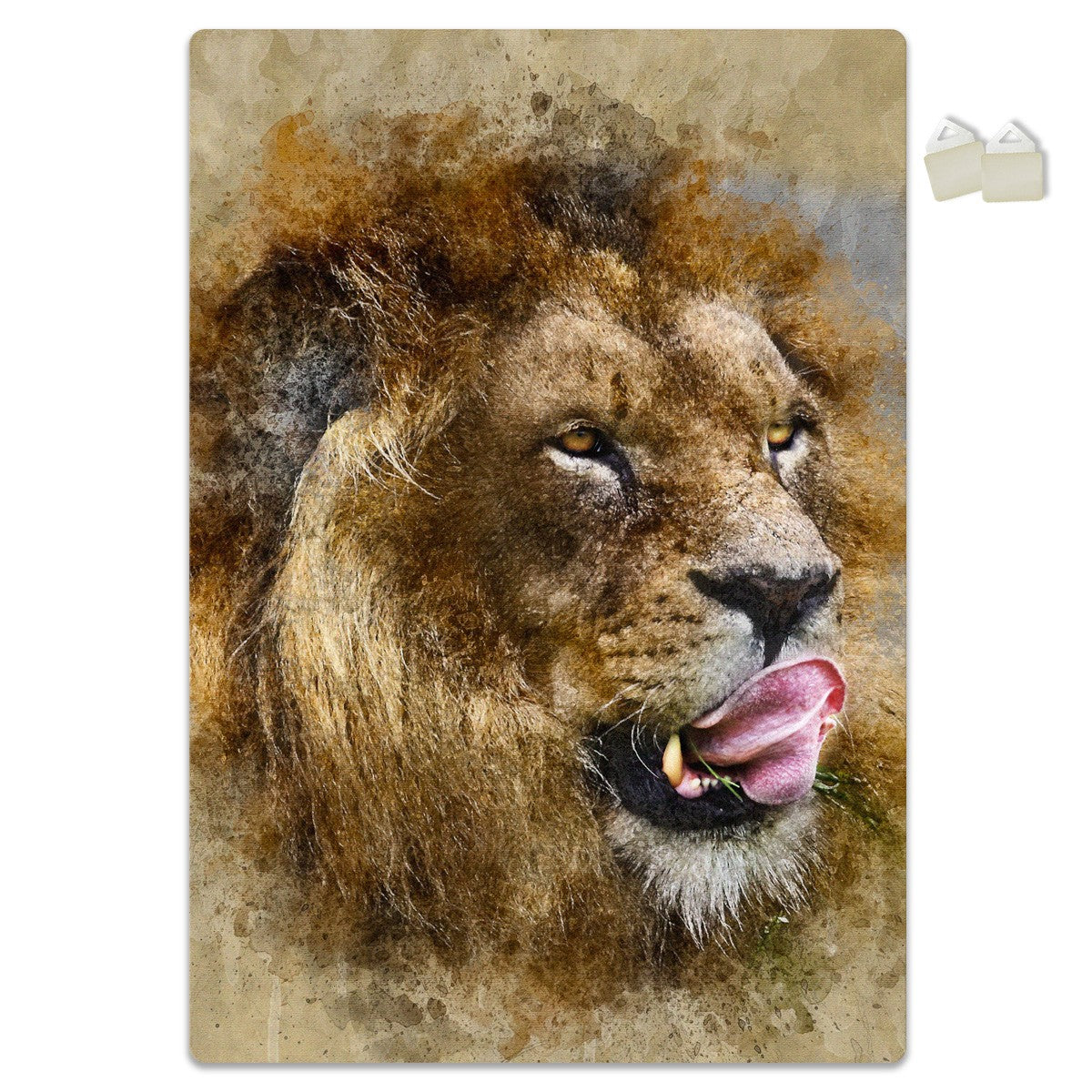 LEONE - POSTER in PVC da 3mm Misura: 70x100 cm