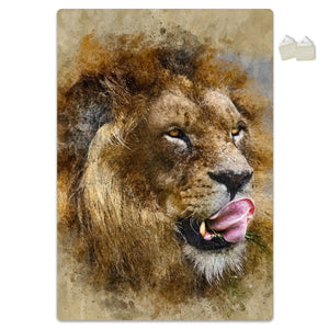 LEONE - POSTER in PVC da 3mm Misura: 70x100 cm