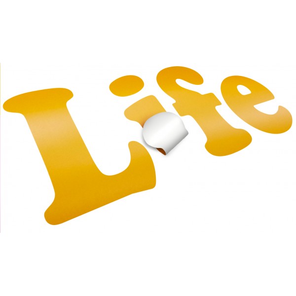 LIGHT ORANGE - Pellicola polimerica adesiva da 122cm di base Misura: 122x100 cm