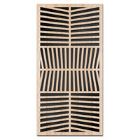 LINES - Quadro arredo LASERCUT composito Legno e PVC Misura: 70x140 cm