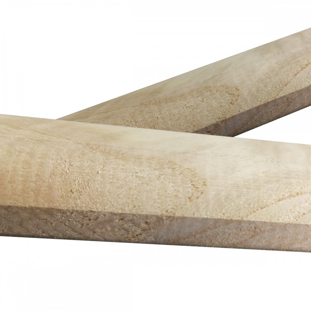 LISTELLI In Legno Levigato - Lunghezza 220cm Misura: 4.3x2.7x220 cm