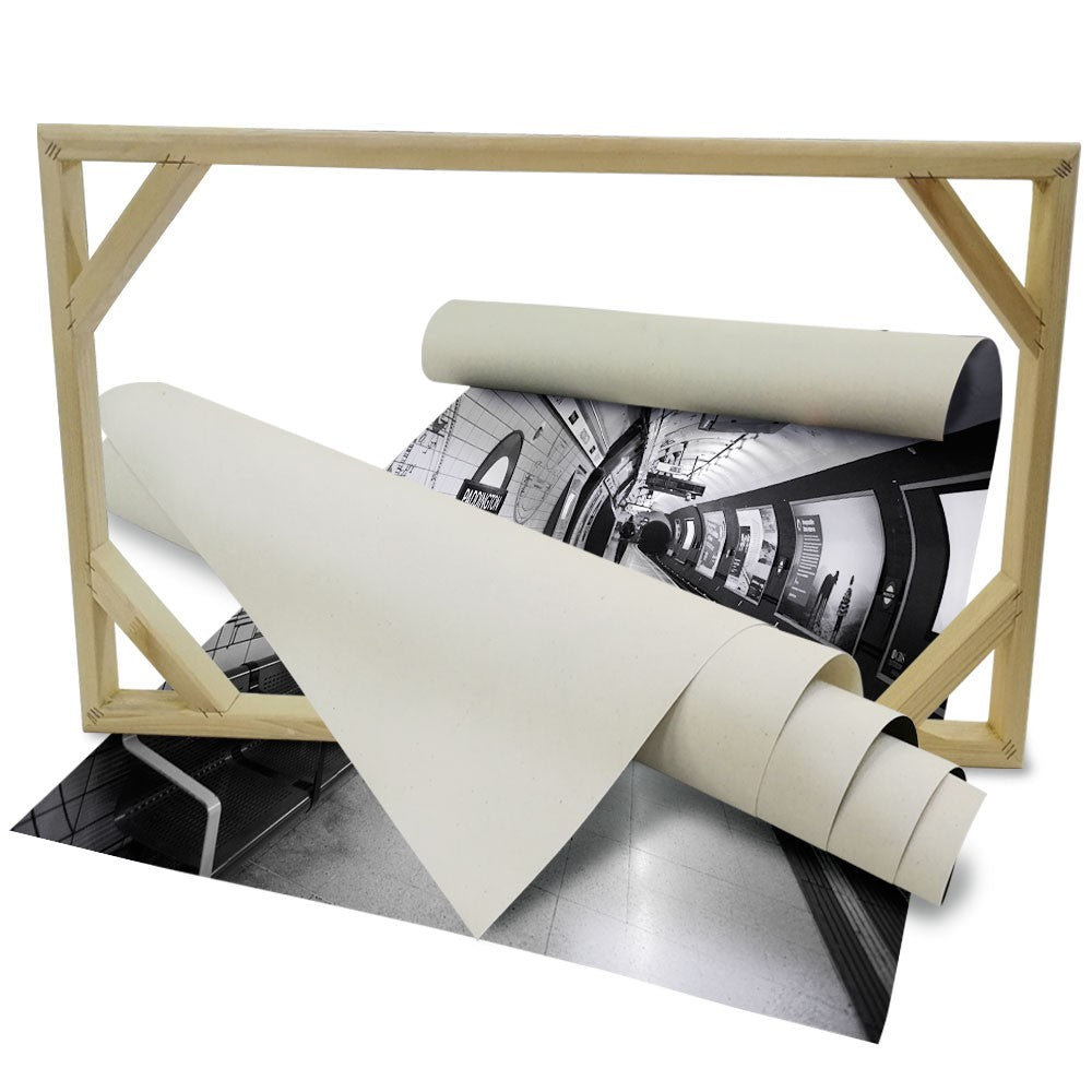 LONDON Subway Paddington - Quadro Canvas su telaio in legno Misura: 70X50 cm