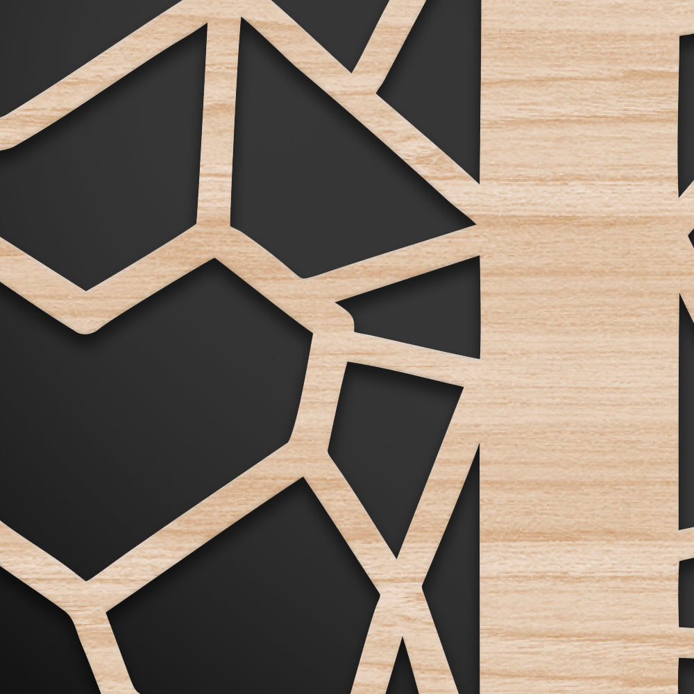 LOVE - Quadro arredo LASERCUT composito Legno e PVC Misura: 50x100 cm