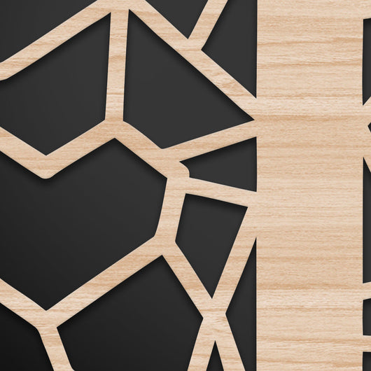 LOVE - Quadro arredo LASERCUT composito Legno e PVC Misura: 70x140 cm