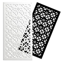 LOVE ME - Pannello in PVC traforato - Parasole Colore: nero, Misura: 98x198 cm