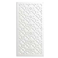 LOVE ME - Pannello in PVC traforato - Parasole Colore: bianco, Misura: 47x94 cm