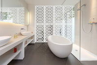 LOVE ME - Pannello in PVC traforato - Parasole Colore: bianco, Misura: 47x94 cm