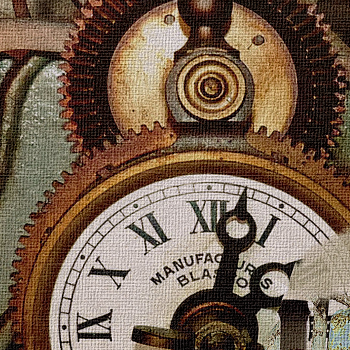 LUMACA Abstraction - Quadro Canvas su telaio in legno Misura: 70X50 cm