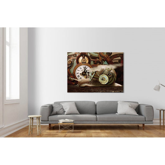 LUMACA Abstraction - Quadro Canvas su telaio in legno Misura: 100x70 cm