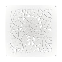 MANGROVIE - Pannello in PVC traforato - Parasole Misura: 73x73 cm, Colore: bianco