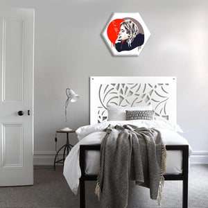MANGROVIE - Pannello in PVC traforato - Parasole Colore: bianco, Misura: 48x48 cm