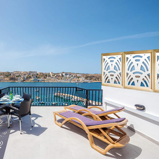 MAORI - Moduli Decorativi in Legno e PVC Misura: 73x73 cm, Colore: bianco